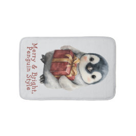God och Bright Penguin-jul Badrumsmatta