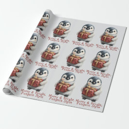 God och Bright Penguin-jul Presentpapper