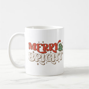 God och Bright Retro-jul Kaffemugg
