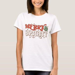 God och Bright Retro-jul T Shirt