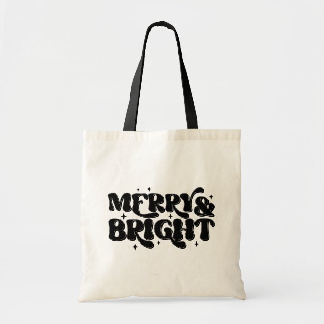 God och Bright Retro-jul Tygkasse (Framsidan)