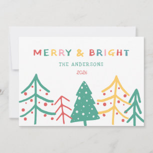 God och Bright Roligt Gräs-Snyggtens julkort Kort