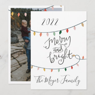 God och Bright String-foto från Ljus jul Julkort