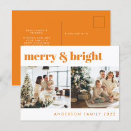 God och BrightStor-minimalistisk Gult jul Vykort