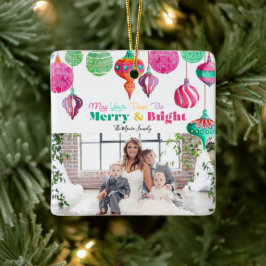 God och färgstark julprydnad julgransprydnad keramik