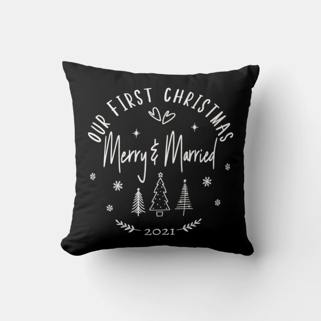 God och gift jul kudde (Framsida)