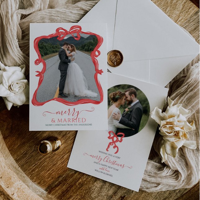 God och gift julkort i Bröllop Inbjudningar (Skapare uppladdad)