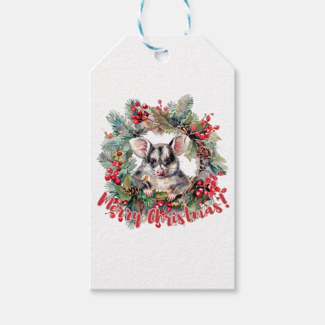 God och god jul. Jul. Presentetikett (Framsidan)