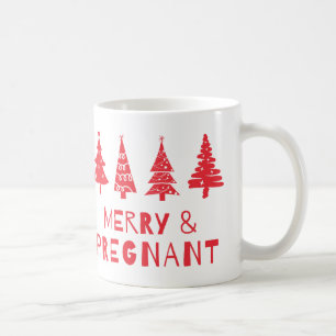God och gravid jul kaffemugg