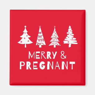 God och gravid jul magnet