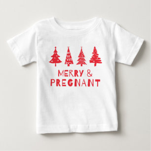 God och gravid jul t shirt