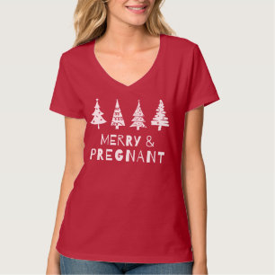 God och gravid jul t shirt