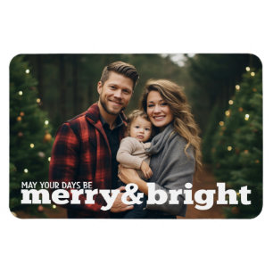 God och lätt julfoto i Vågrät Magnet