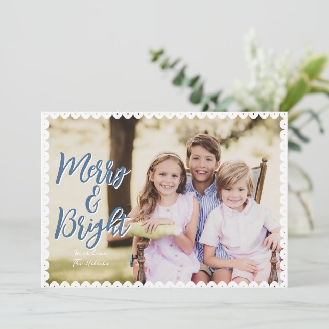 God och lätt julkort (Stående Fram)