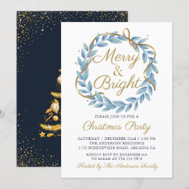 God och lätt vinterjul Party Inbjudningar