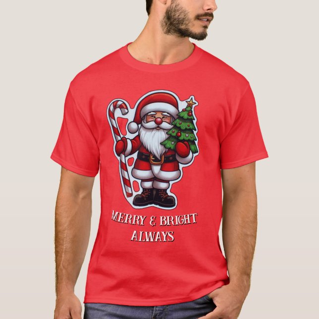 God och ljus alltid: Speciell jul T Shirt (Framsida)