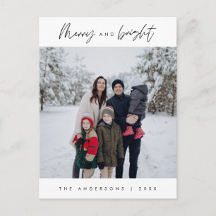 God och ljus, Jul Hälsning, Familjefoto Vykort