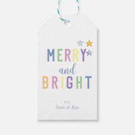 God och ljus jul presentetikett