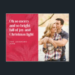 God och ljus juldesign helg vykort<br><div class="desc">God och ljus juldesign Oh,  så fin och så smart fullt av glädje och julljus</div>