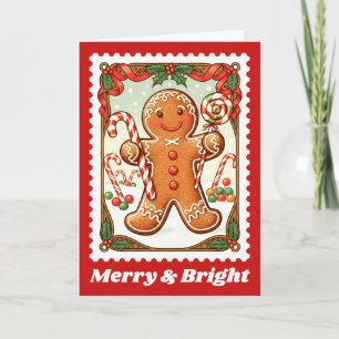 God och ljus jultomte Frimärke Helgkort