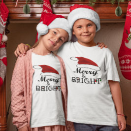 God och ljus med jultomten Kids T Shirt