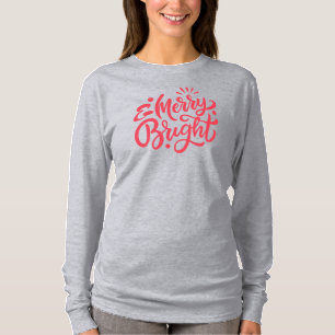 God och ljus Modern Red-Långärmad T Shirt