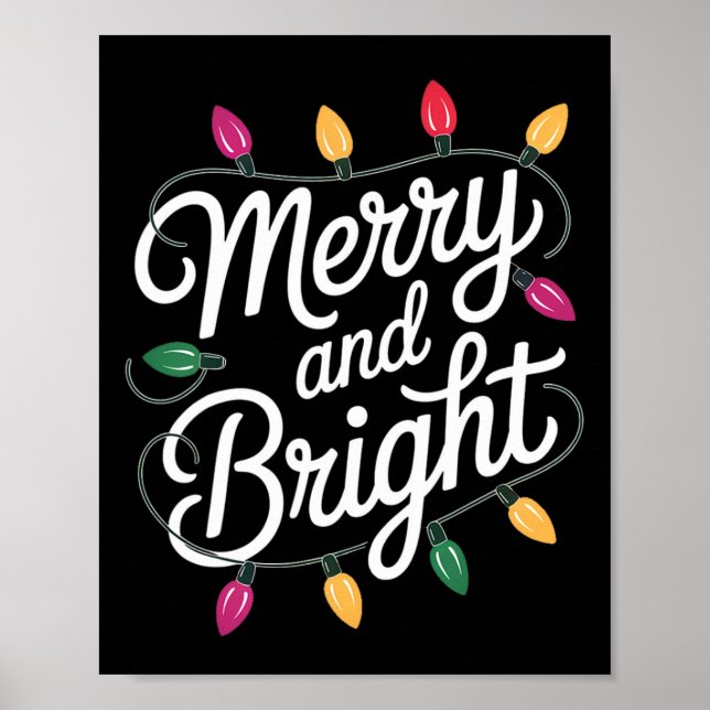 God och ljus Mysigt jul Ljus-estetisk Poster (Framsidan)