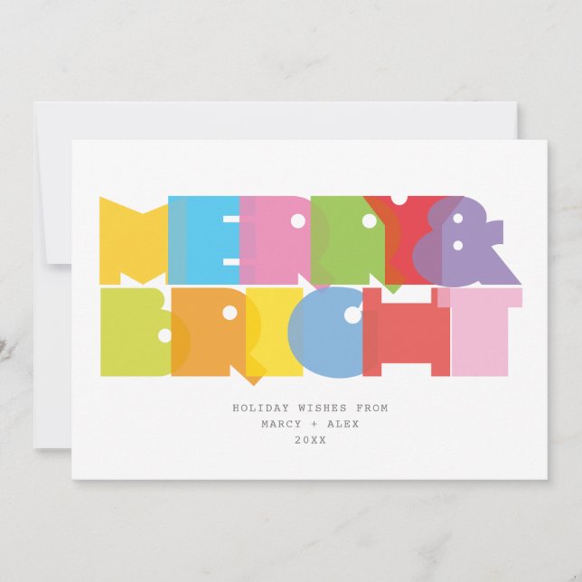 God och ljus Par Foto Modern jul Julkort (Framsida)