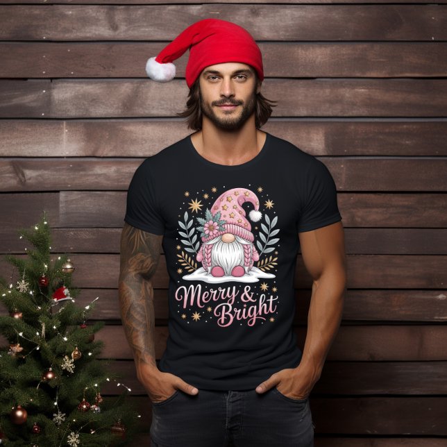 God och ljus Rosa Julgrav T Shirt (Skapare uppladdad)