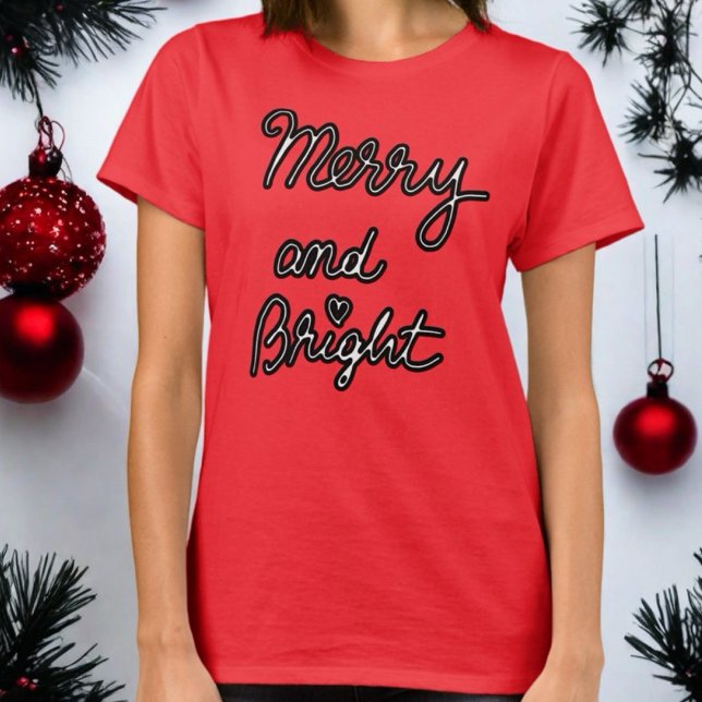God och ljus-trendig under julfesten t shirt (Skapare uppladdad)