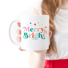 God och modern, färgstark jul kaffemugg