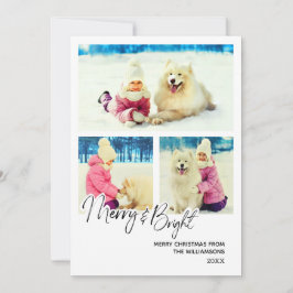 God och modern fotojul julkort