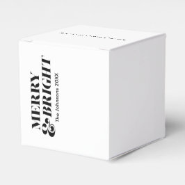 God och modern jultypografi presentaskar