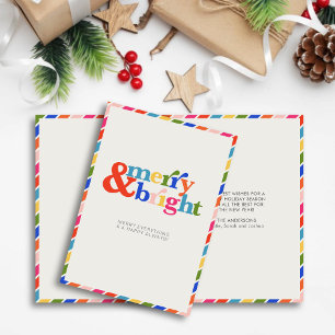 God och modern, minimal jul helgkort