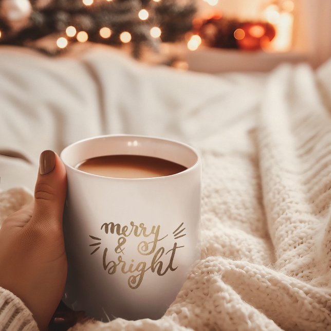 God och smart - guld kaffemugg (Skapare uppladdad)