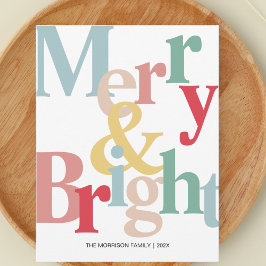 God och smart modern typografi julkort