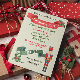 God Party-nötskackeraren Little drummer-pojke Inbjudningar