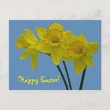 "God påsk" Narciss påskkort