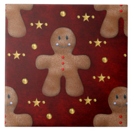 God Pepparkaksgubbe jul Kakelplatta