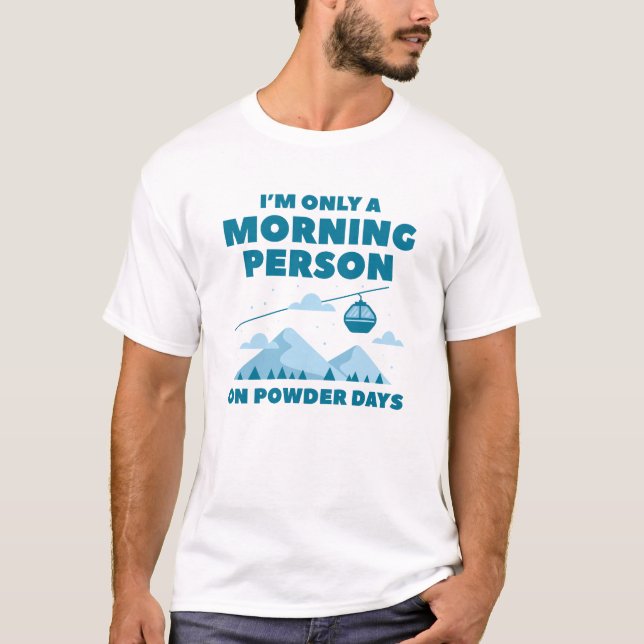 God Person Snö T Shirt (Framsida)