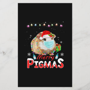 God Pigmas Ansikte Mask Funny Guinea-jul Gris