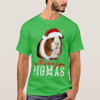 God Pigmas Ansikte Mask Funny Guinea-jul Gris T Shirt