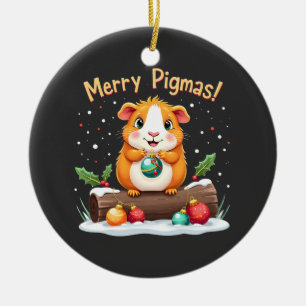 God Pigmas Guinea-jultomten Gris Julgransprydnad Keramik