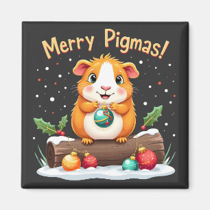 God Pigmas Guinea-jultomten Gris Magnet