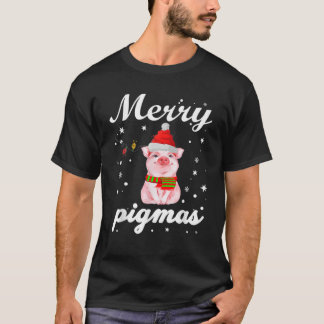 God Pigmas t jul Pajama för Gris Älskare T Shirt