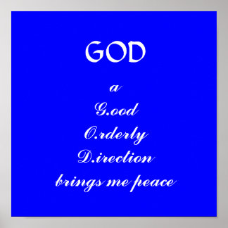 GOD POSTER