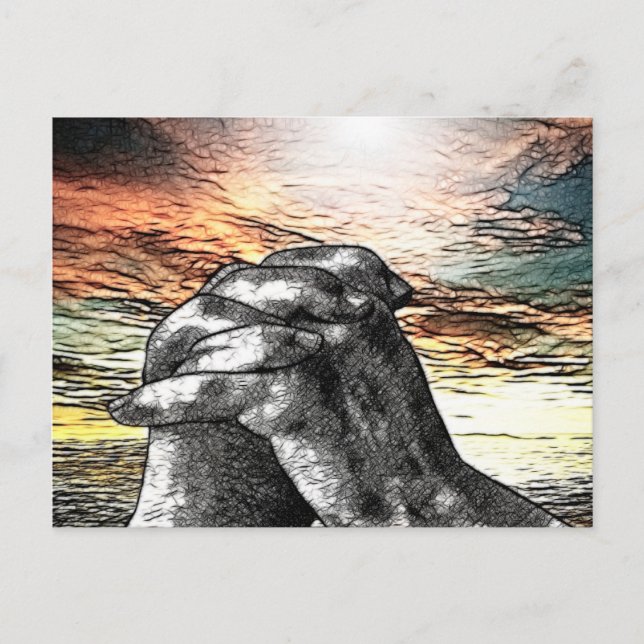 God Prayer katolsk kristen Vykort (Framsida)