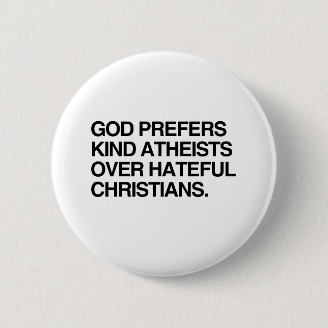 GOD PREFERS TYP AV ATHEISTS KNAPP (Framsida)