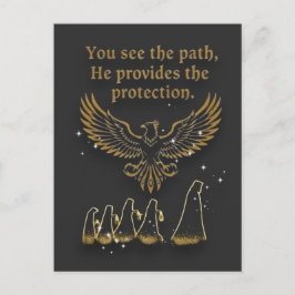 God protection helg vykort