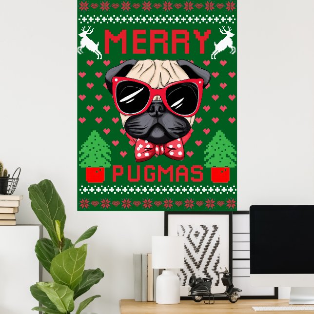 God Pugmas! Affisch (Hemmakontoret)